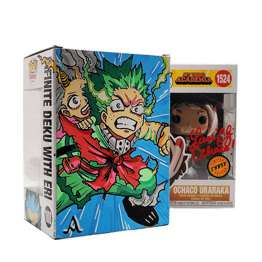 Custom Deku with Eri - 1 of 1 + Signed Ochaco