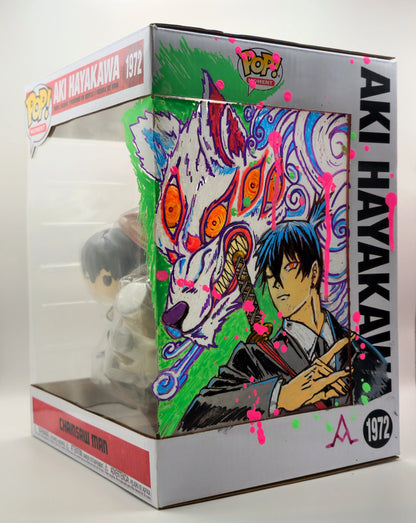 Custom Art Box Aki Hayakawa Funko Pop #1972 (Chainsaw Man)