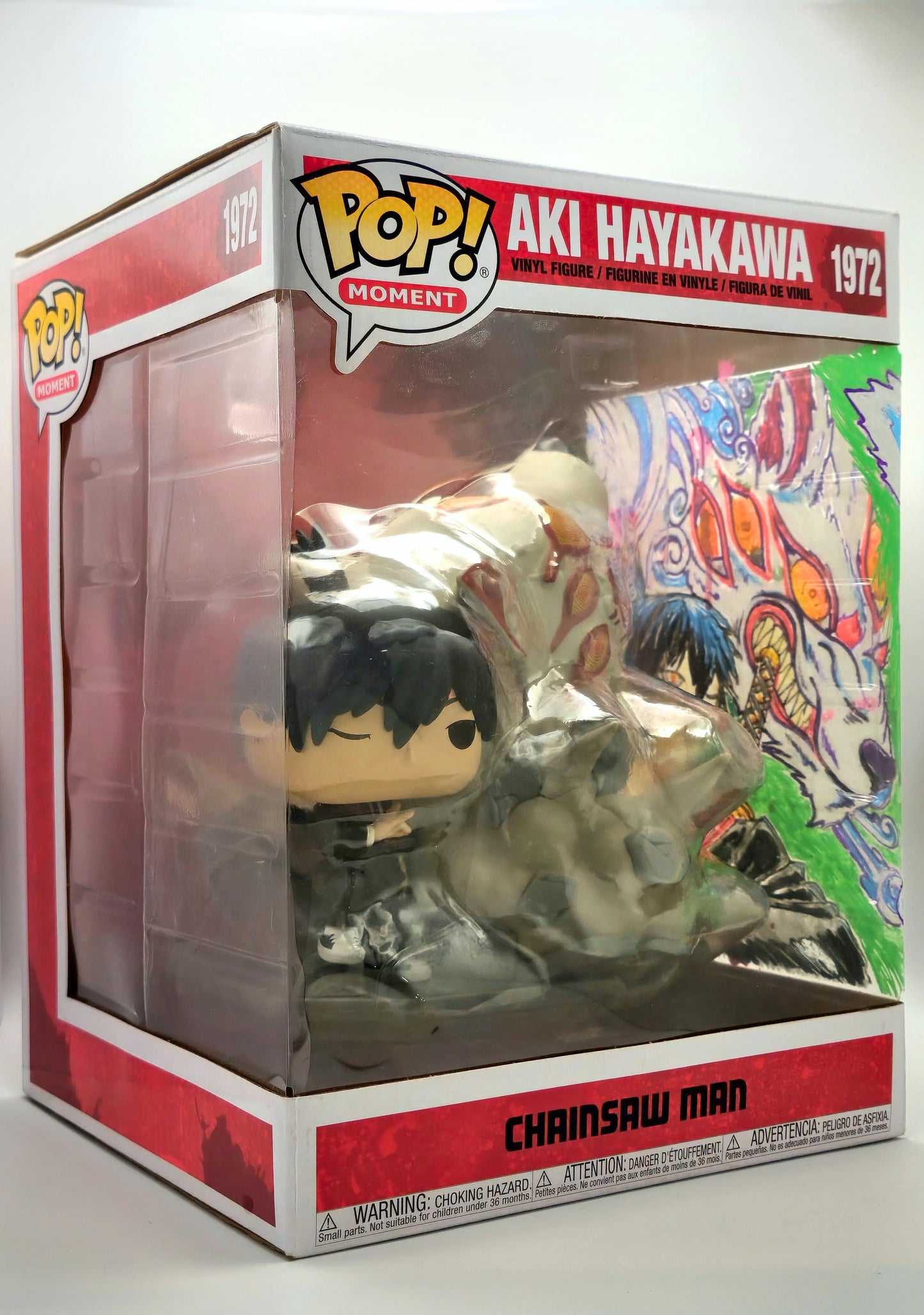 Custom Art Box Aki Hayakawa Funko Pop #1972 (Chainsaw Man)